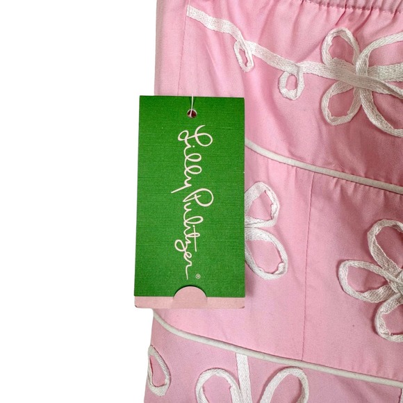 Lilly Pulitzer NWT Willa Garden Dress Embroidery Shell Pink Size 2 - Picture 8 of 14